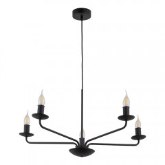 Люстра підвісна TK Lighting LIMAL BLACK, 4612