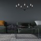 Люстра подвесная TK Lighting LIMAL BLACK, 4613