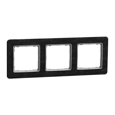 Рамка 3-постовая, камень, Sedna Elements SDD391803, Schneider Electric