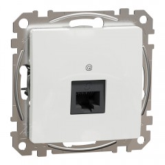 Розетка комп'ютерна RJ45 кат. 5e UTP, білий, Sedna Design & Elements SDD111451, Schneider Electric