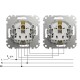 Розетка із заземленням та захисними шторками, венге, Sedna Design & Elements SDD181022, Schneider Electric