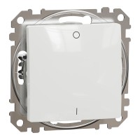 Вимикач одноклавішний двополюсний, білий, Sedna Design & Elements SDD111102, Schneider Electric