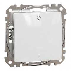 Выключатель одноклавишный двухполюсный, белый, Sedna Design & Elements SDD111102, Schneider Electric