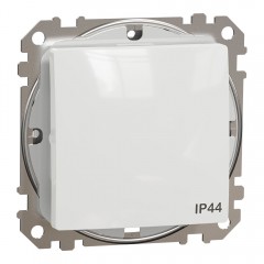 Вимикач одноклавішний прохідний (перемикач) IP44, білий, Sedna Design & Elements SDD211106, Schneider Electric