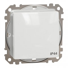 Вимикач одноклавішний перехресний (перемикач) IP44, білий, Sedna Design & Elements SDD211107, Schneider Electric