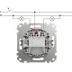 Выключатель двухклавишный, матовый алюминий, Sedna Design & Elements SDD170105, Schneider Electric