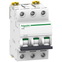 Автоматичний вимикач 16А, 3 полюси, крива C, 10кА Schneider Electric Acti9 iC60H A9F89316