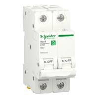 Автоматичний вимикач 32А, 2 полюси, крива B, 6кА Schneider Electric RESI9 R9F02232