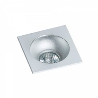 Точковий світильник AZzardo HUGO 1 DOWNLIGHT AZ1735 + AZ0821 White/Aluminium