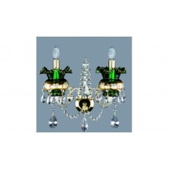 Бра кришталеве ArtGlass JULIANA II. green WL CL