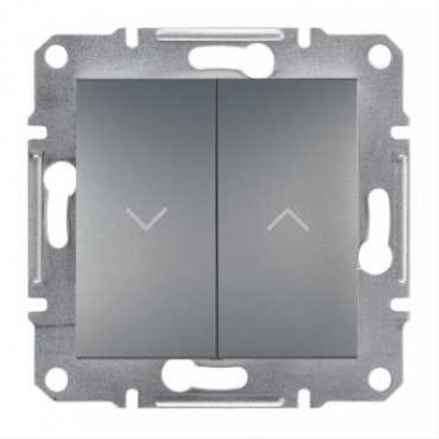 Выключатель для жалюзи сталь Asfora EPH1300162 Schneider Electric