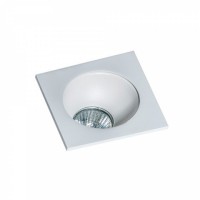 Точковий світильник AZzardo HUGO 1 DOWNLIGHT AZ1735 + AZ0822 White/White