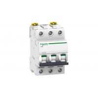 Автоматический выключатель 63А, 3 полюса, кривая C, 6кА Schneider Electric Acti9 iC60N A9F79363