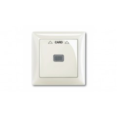 Накладка карткового вимикача ABB Basic 55 білий шале, 1792-96-507