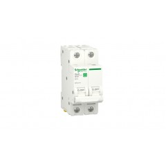 Автоматичний вимикач 10А, 2 полюси, крива, 6кА Schneider Electric RESI9 R9F02210