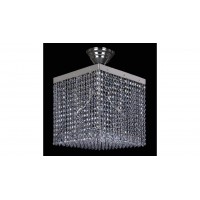 Люстра кришталева ArtGlass LEANDRA 300x300 Nickel CE