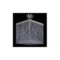 Люстра хрустальная ArtGlass LEANDRA 300x300 nickel CE