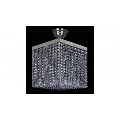 Люстра хрустальная ArtGlass LEANDRA 300x300 nickel CE