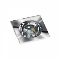 Точковий світильник AZzardo HUGO 1 DOWNLIGHT AZ1734 + AZ0855 Chrome/Chrome