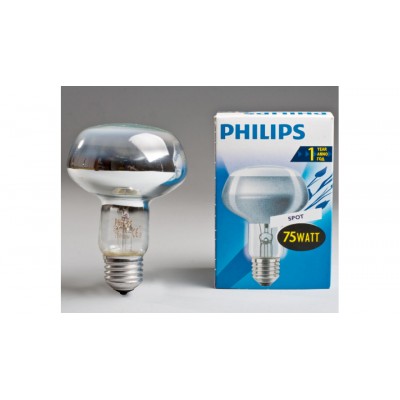 Лампа розжарювання R80 75Вт E27 Philips (16004011)