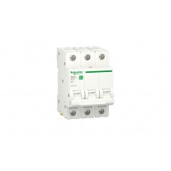 Автоматичний вимикач 63А, 3 полюси, крива, 6кА Schneider Electric RESI9 R9F02363