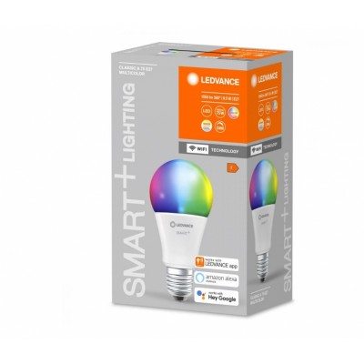 Лампа LEDVANCE (OSRAM) LEDSMART+ WiFi A60 9,5W (1055Lm) 2700-6500K + RGB E27