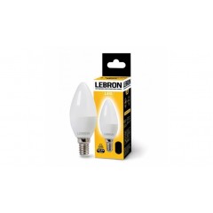 Лампа светодиодная LED Lebron L-C37 8W E14 3000K 220V 700Lm 11-13-27