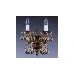 Бра хрустальное ArtGlass SARKA II. brass antique 8008 WL CL