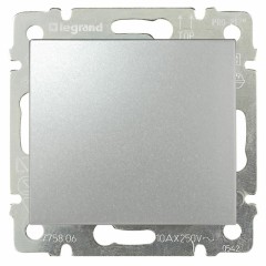 Переключатель промежуточный Valena 10 AX 250 В~ алюминий Legrand 770107