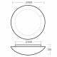 Светильник Osmont Aura 11 42775 IN-22BT15/015   Настенно потолочный