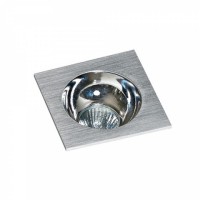 Точковий світильник AZzardo HUGO 1 DOWNLIGHT AZ1733 + AZ0855 Aluminium/Chrome