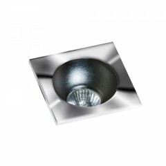 Точечный светильник AZzardo HUGO 1 DOWNLIGHT AZ1734 + AZ0823 Chrome/Black