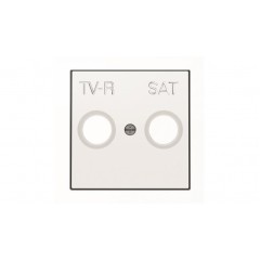 Накладка для телевизионных розеток TV-R+SAT ABB Sky белый, 8550.1 BL