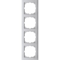 Рамка 4-поста, алюміній, Schneider Electric Merten M-Pure, MTN4040-3660