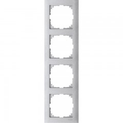 Рамка 4-поста, алюміній, Schneider Electric Merten M-Pure, MTN4040-3660