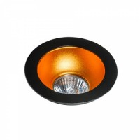 Точечный светильник AZzardo REMO 1 DOWNLIGHT AZ1732 + AZ0824 Black/Gold