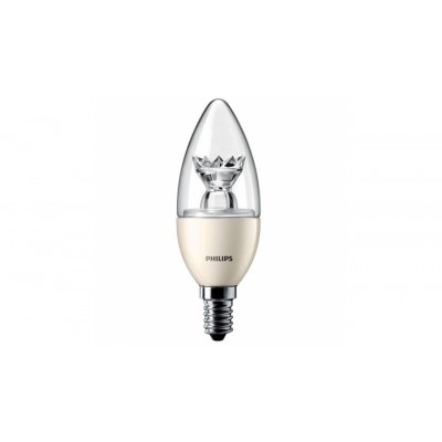 Лампа светодиодная C37 Philips Master LEDcandle D E14 6-40W 827 B39 CL Свеча 929000271802