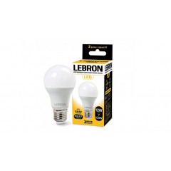 Лампа світлодіодна LED Lebron L-A60 12W E27 4100K 220V 1050Lm 11-11-46