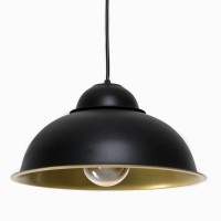 Подвесной светильник Atmolight Bell P360 Черный/Золото