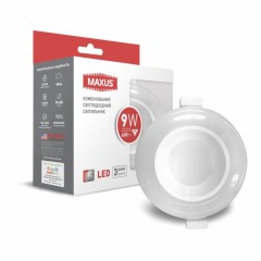 Светильник светодиодный MAXUS 1-MAX-01-3-SDL-09-C 9W 3000/3500/4100K