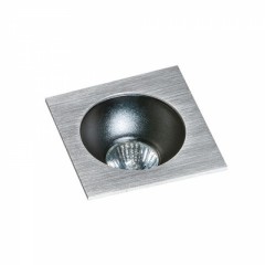 Точечный светильник AZzardo HUGO 1 DOWNLIGHT AZ1733 + AZ0823 Aluminium/Black