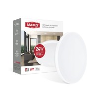 Світильник MAXUS LED настінно-стельовий 24W 4100k (1-MCL-2441-01-C)