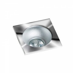 Точечный светильник AZzardo HUGO 1 DOWNLIGHT AZ1734 + AZ0821 Chrome/Aluminium