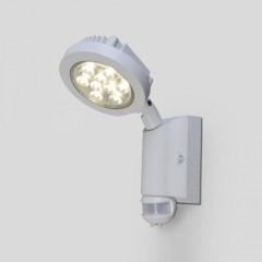 Светильник уличный настенный Lutec 6102s-PIR wh Nevada LED с датчиком движения