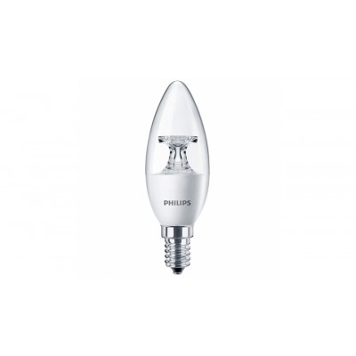 Лампа светодиодная C37 Philips LEDcandle ND E14 5.5-40W 2700K 230V B35 CL AP 929001142507