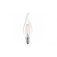 Світлодіодна лампа C37 Philips LED Fila ND E14 2.3-25W 2700K 230V BA35 1CT APR Філамент Свічка на вітрі 929001180307