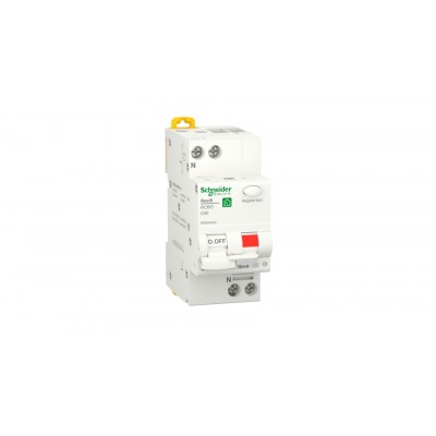 Дифавтомат 40А, 30мА, 2 полюса, Тип A, 6кА С, Schneider Electric RESI9 R9D55640