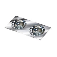 Точковий світильник AZzardo HUGO 2 DOWNLIGHT AZ1738 + AZ0855 Chrome/Chrome