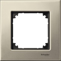 Рамка 1-пост, титан, Schneider Electric M-Elegance, MTN403105