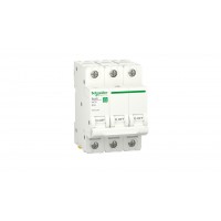 Автоматичний вимикач 50А, 3 полюси, крива, 6кА Schneider Electric RESI9 R9F02350